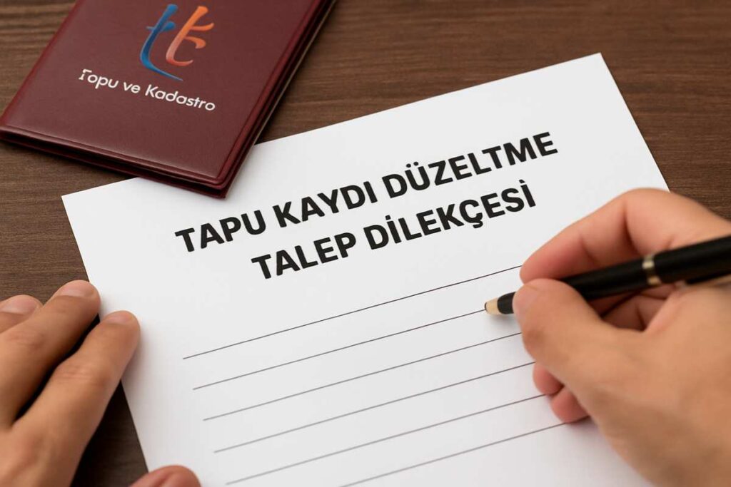 Tapu kaydı düzeltme dilekçesi