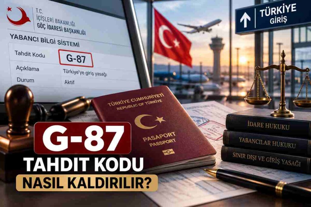 G-87 tahdit kodu nedir ve nasıl kaldırılır 2026