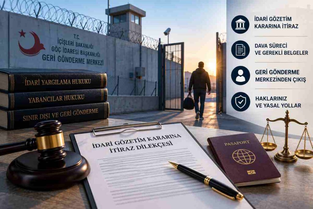 İdari gözetim kararına itiraz ve geri gönderme merkezinden çıkış